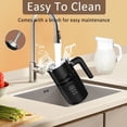 thumbnail image 4 of TOPCHANCES Electric Milk Frother, 4-in-1 Automatic Milk Steamer, 12oz/350ml Frother Machine Warm and Cold Frother for Coffee, Latte, Cappuccino, Hot (White), 4 of 9
