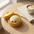 thumbnail image 4 of Soft Giant Dumpling Squishy Toys Stress Ball, Mystery Dumpling Squishy Toys Sensory Fidget Toy, Squeeze Anxiety Relief Toy with Steamer Box, Home Office Rainbow Goodie Bag Fillers Gift, 4 of 4