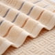 thumbnail image 5 of Zhuge Toallas Huizi Grid de algodón puro (3 piezas, 34 x 74 cm), ligeras y de secado rápido, ideales para baño y tocador (blanco roto)., 5 of 5
