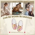 thumbnail image 7 of Fotbe Watermelon Pattern Women's Fuzzy Curly Fur Memory Foam Loafer Slippers Indoor Outdoor Slippers Winter Home Shoes-40/41, 7 of 7