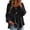 55#Black, variant on Empire Waist Velvet Top for Women Long Sleeve Scoop Neck Ruched Babydoll Blouse Bishop Sleeve Ruffled Cuff Loose Fit Dressy Casual Going Out Winter