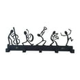 thumbnail image 4 of behind The Door Hook Towel Robe Hooks Hanging Easy to Install Decorative 5 Hooks Style B, 4 of 9