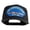 Black, variant on USS Constellation CV 64 Blue Patched Solid Cotton Twill 5 Panel Prostyle Snap Cap - Royal OSFM