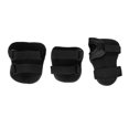 thumbnail image 4 of Motoforti 6pcs Cycling Wrist Support Guard Elbow Knee Pads Black Bike Riding Protective Gear, 4 of 7