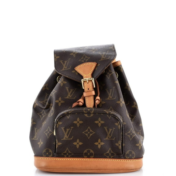 Pre-Owned Vintage Montsouris Backpack Monogram Canvas PM By Rebag