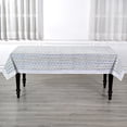 thumbnail image 4 of Mantel Ridhi Dolphin de algodón con estampado de bloques a mano, 260 x 122 cm, color gris, 4 of 8