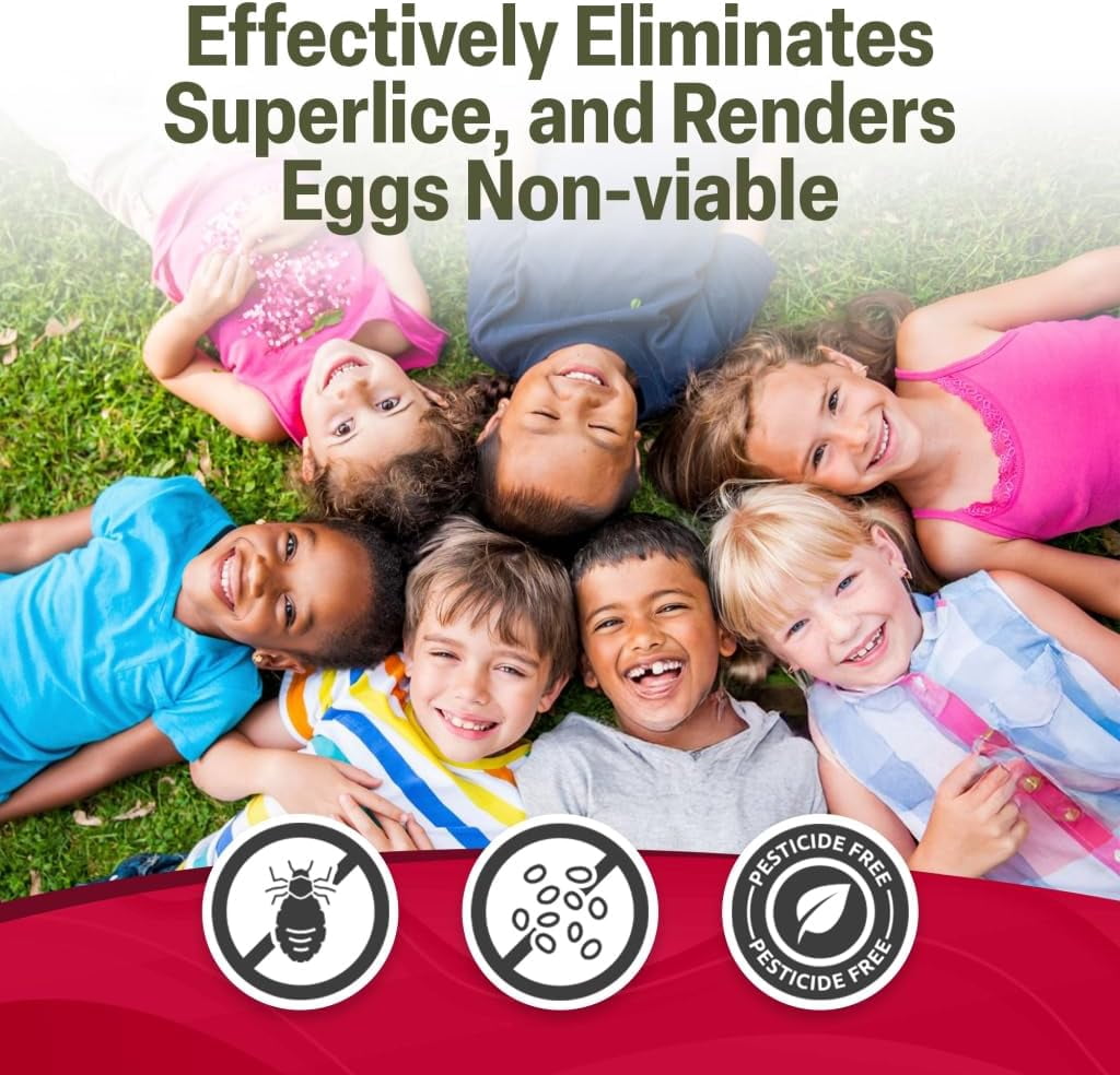 Ivermectin Lotion 0.5% Lice Treatment (4 fl oz) Fast-Acting 10-Minute Single Use, Prescription Strength Solution for Head Lice & Eggs, No Nit Combing Required, Adults & Kids 6 Months+