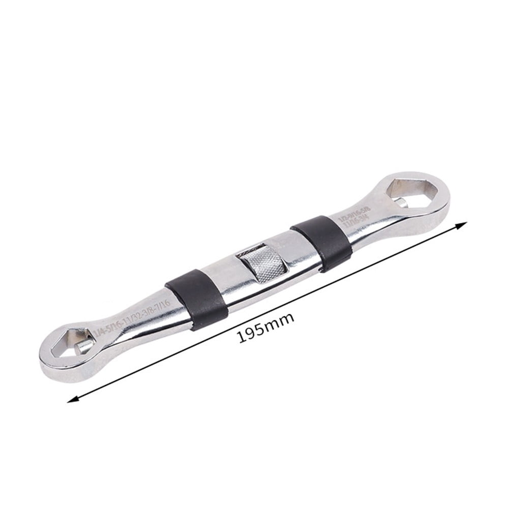 SPRING Multifunctional Adjustable Wrench End Wrench Labor Saving Plum Wrench