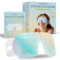 FACEMOON 16 Count Steam Eye Mask – Self-Heating Warm Compress | for Dry Eye Relief, Travel-Ready & Odorless