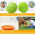 thumbnail image 2 of ZECATL Frisbee for Dogs 2 Pcs Dog Frisbee Soft Natural Rubber Disc for Safety Dog Flying Disc Toy for Outdoor Flight, Training, Floating Water Dog Toy, 2 of 5