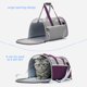 thumbnail image 5 of Bolsa plegable para mascotas | Bolsa de viaje portátil de mano para gatos y animales pequeños | Paño transpirable | Ligereza | Fácil almacenamiento | 18,5 x 10,23 x 10,23 pulgadas | 1 paquete |, 5 of 6