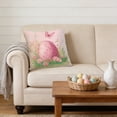 thumbnail image 4 of Apmemiss Easter Clearance 17.7x17.7In Easter Bunny Print Pillowcase, 4 of 8