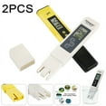 thumbnail image 2 of HLONK 2Pcs Multifunctional PH Meter TDS EC LCD Water Purity PPM Filter Hydroponic Pool Tester Tool, 2 of 9