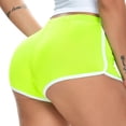 thumbnail image 2 of COMVALUE Women's Sexy Booty Shorts Retro Dolphin Shorts Sports Yoga Gym Running Hot Pants Yellow XXL, 2 of 6