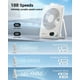thumbnail image 4 of Ventilador de escritorio WHATOOK Small de 2000 mAh con 10 horas de batería recargable, 4 of 7