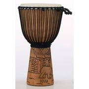Pearl 12" Hand Carved Mahogany Traditional Rope Tuned Djembe