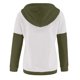 thumbnail image 4 of Gibobby Sudadera oversize mujer, Sudadera con capucha para mujer, ajuste holgado, de felpa, casual, manga larga, cuello alto con capucha(Verdemilitary,M), 4 of 4