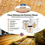 SEAL-ONCE CLEAR WATERPROOFER Exterior Wood, 1 Gallon - Outdoor Use