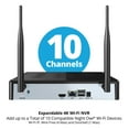 thumbnail image 6 of Night Owl 10 Channel 4K Wi-Fi NVR Security System with 1TB Hard Drive and 4 Wi-Fi IP 2K Deterrence Cameras with 2-Way Audio, 6 of 11