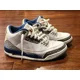 thumbnail image 1 of Ni - ke Ni - ke 136064 104 Jordan 3 Retro Blue White Mens 8.5 Hi Basketball Sneaker Shoes, 1 of 5
