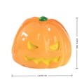 thumbnail image 4 of 4PCS Luminous Mini Resin Pumpkin Figurines, Glow in The Dark Halloween Miniature Pumpkin Figures Statue for Fall Party Dollhouse Potted Plant Micro Landscape Home Outdoor Decoration DIY Crafts, 4 of 7