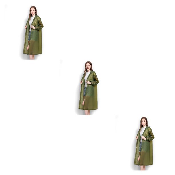 Billuyoard Chubasquero impermeable para adultos de 150-185cm, chubasquero ajustable para acampar, impermeable para hombres y mujeres, ropa impermeable de Type1 NO1 Billuyoard CBP381702