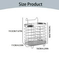 thumbnail image 3 of Clearance Rack under $5 Basket Tray Stainless Spoon Rest Stainless Sponge Holder Spoon Chopsticks Basket Utensil Drying Mesh Utensil Holder Chopstick Drying Rack Holder Brush Holder Appliance, 3 of 9