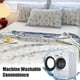 thumbnail image 5 of Manta de verano de punto, cómoda, ideal para quienes duermen con calor. Ideal para sofá y cama. Manta de verano de fibra de poliéster., 5 of 6