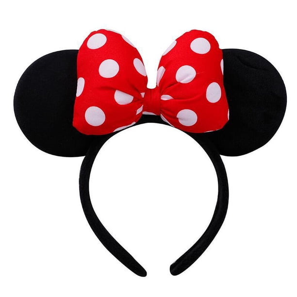 Diadema con orejas de Mickey Mouse de Disney, aro para el pelo para ...