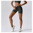 thumbnail image 2 of AEXTO Workout Biker Shorts Women High Waisted Tummy Control Spandex Booty Volleyball Shorts for Yoga Dance, 2 of 24