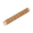 thumbnail image 3 of Uxcell Rouleau d'Argile en Bois 4 Pouces Motif Lignes Courbées Rouleaux en Bois Outils de Poterie Rouleaux de Texture Grain de Bois pour Cuisson d'Argile Pâte à Modeler Bricolage, 3 of 7