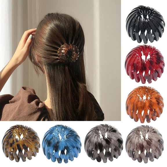 Cheers.US 3Pcs Women Girls Retro Geometric Elastic Hair Loop Leopard Hairband Retractable Hair Loops Styling Accessories