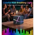 thumbnail image 3 of JIUMESS Small Bluetooth Speaker with Lights, TWS Wireless Portable Speaker with AUX, Mini Speaker for Laptop, Phone, MP3, ect, 3 of 9