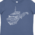 thumbnail image 4 of Inktastic West Virginia State Word Salad Boys or Girls Toddler T-Shirt, 4 of 5