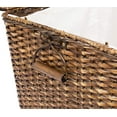 thumbnail image 2 of BirdRock Home Rattan Peel Hamper with Lid, 2 of 6