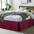 thumbnail image 2 of Pleated Bed Skirt Classic Tailored Styling Dust Ruffled Hotel, 2 of 8
