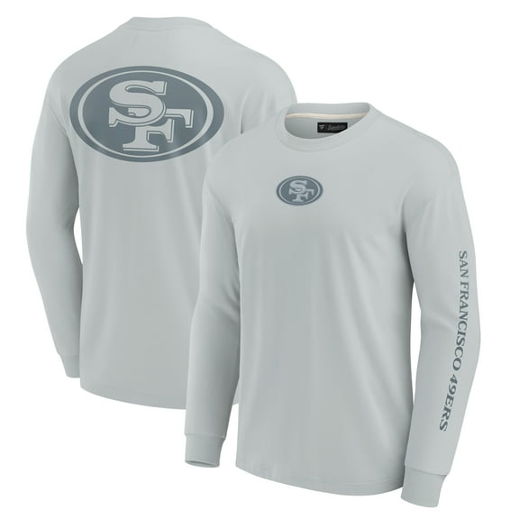 Unisex Fanatics Gray San Francisco 49ers Elements Strive Long Sleeve T-Shirt