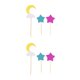 thumbnail image 1 of Naiovety 1 Set Cute Cake Decorating Supplies Crafts Exquisite Glitter Arts Party Star Moon Favors Tools and Edible Baking for DIY Como se muestra 2Conjunto, 1 of 6
