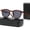 Wood Grain Black And Gray, variant on Retro Sunglasses Korean Fashion Simple Lightweight Eyewear with Resin Lens and PC Frame Street Shot Look Frame Width