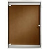 Ghent SILH20402 Silhouette Enclosed Camel Flair Bulletin Board