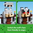 thumbnail image 6 of LEGO Minecraft The Wolf Stronghold Fortress Playset, Video Game Toy for Boys and Girls, Action Packed Castle Building Set with Minecraft Minifigures, Minecraft Toy Gift for Kids Ages 8 and Up, 21261, 6 of 9