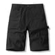 thumbnail image 1 of pstuiky Pantalones cortos para hombre, Pantalones cargo para hombre, de color liso, a la moda, con bolsillos laterales, cintura abotonada y múltiples bolsillos., 1 of 5