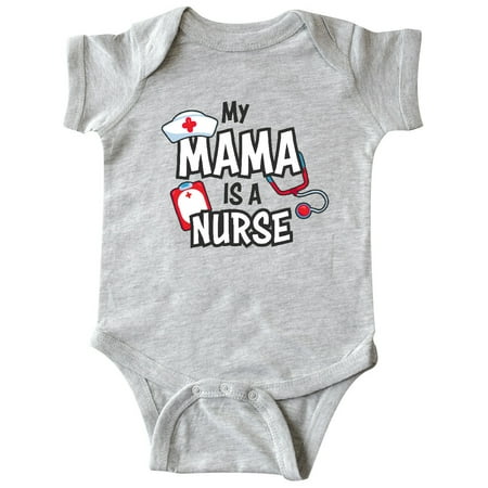 

Inktastic My Mama is a Nurse Gift Baby Boy or Baby Girl Bodysuit