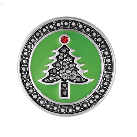 Ginger Snaps Green Hematite Tree Charm Accessory