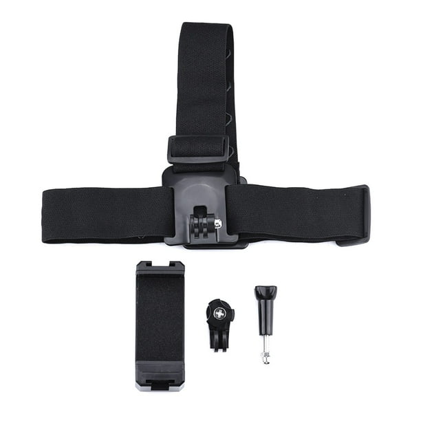 Soporte fijo para cámara y teléfono móvil Soporte para teléfono móvil Accesorios para cámara deportiva montada en la cabeza con visión frontal
