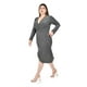 thumbnail image 2 of Vestido elegante con brillos Roman Fashion /Tallas Extras, 4302 (Plateado) plateado 40, 2 of 6