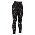 thumbnail image 6 of Draculaura Pink - Pastel Goth Vampire with Fangs Coffins Bats Tiling Design Leggings sportswear woman gym 2024 Womens Leggings, 6 of 6
