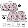 thumbnail image 3 of Balery Cat Print Car Windshield Sun Shade,Windshield Sunshade for Car Pickup Truck SUV Accessories-, 3 of 7