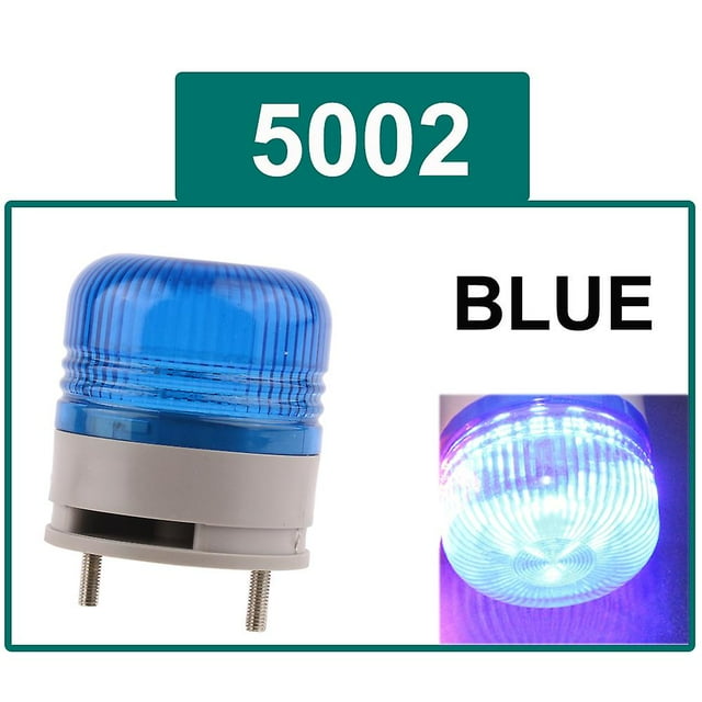 Mini Signal Warning Lamp Flashing Light DC12/24V AC110/220V High Brightness LED Red Green Yellow Blue No Buzzer For Machine-Vinsniv