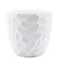 thumbnail image 4 of Luxen Home WHPL1576 MgO Geometric Round Planter, White, 4 of 5